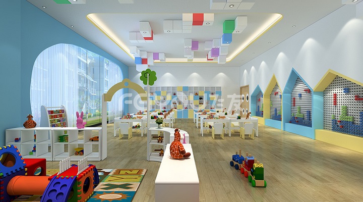 幼兒園整體設計的色彩協(xié)調作用